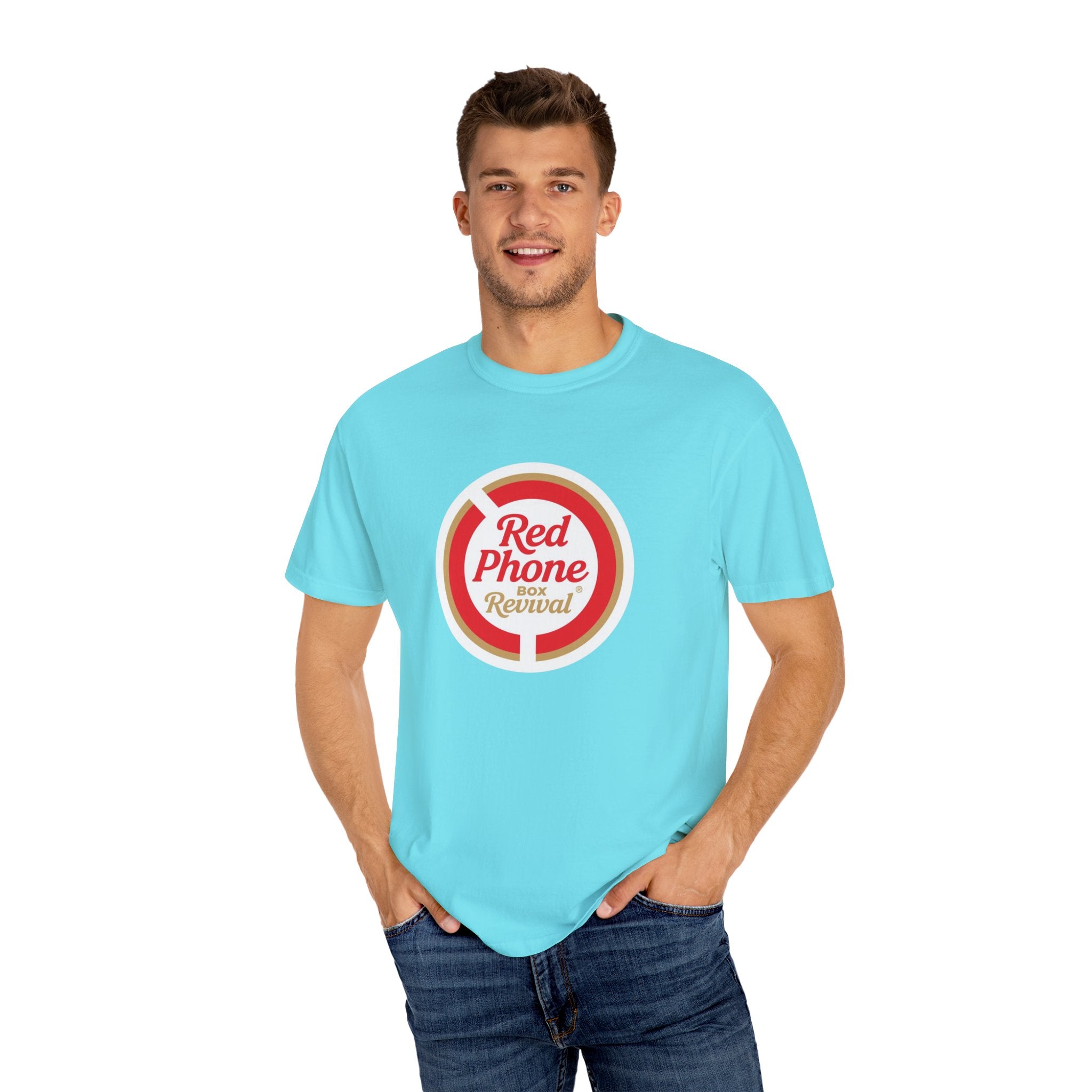 Red Phone Box Revival - Unisex garment-dyed T-shirt