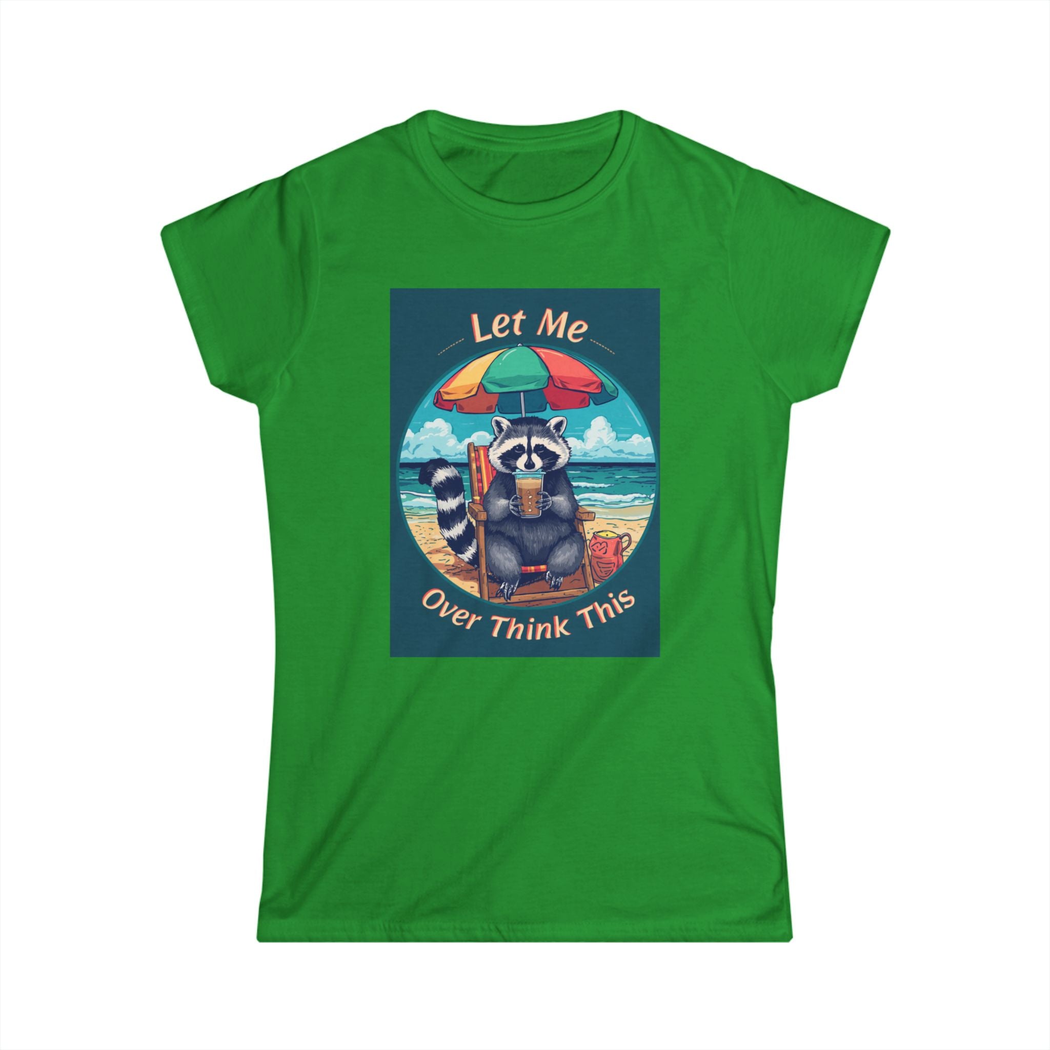 Let Me Overthink This Raccoon Beach Tee