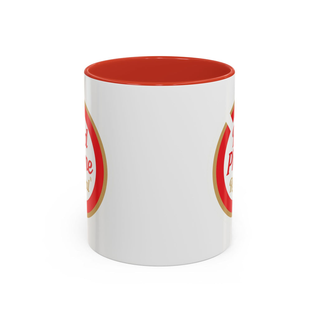 Red Phone Revival Accent Coffee Mug – Retro Logo 11/15oz