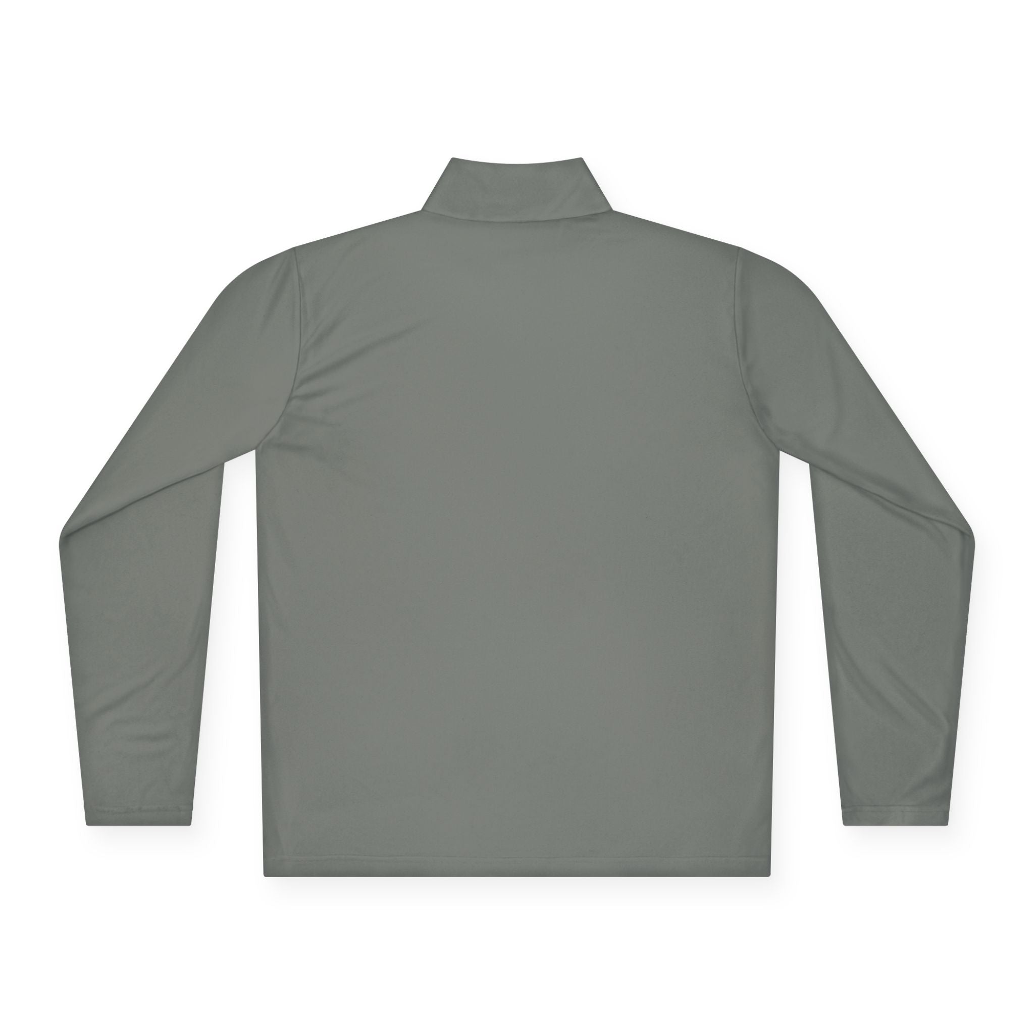 Quarter-Zip Pullover — Small 'Thank You' Badge Chest Logo, Casual Everyday Layer