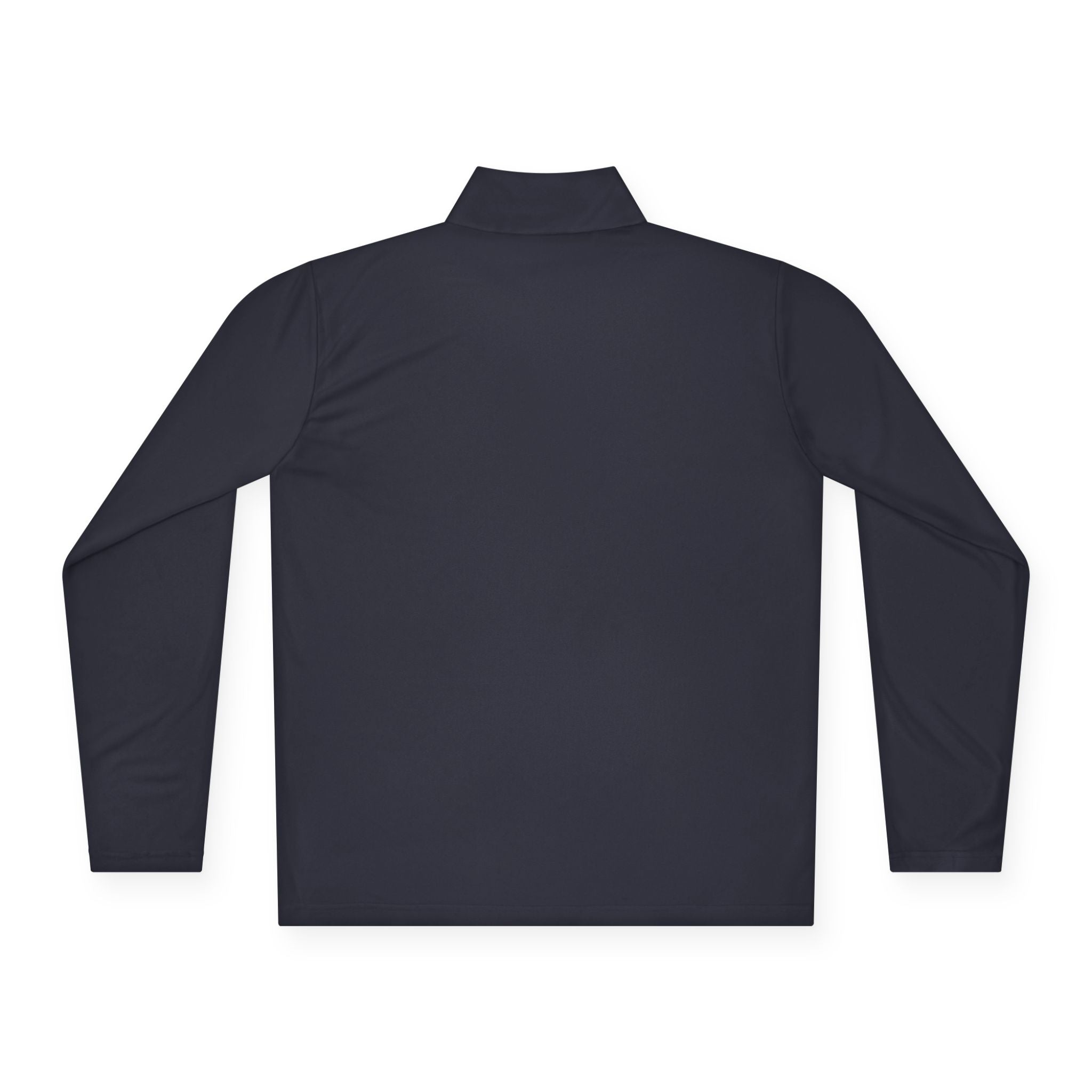 Quarter-Zip Pullover — Small 'Thank You' Badge Chest Logo, Casual Everyday Layer
