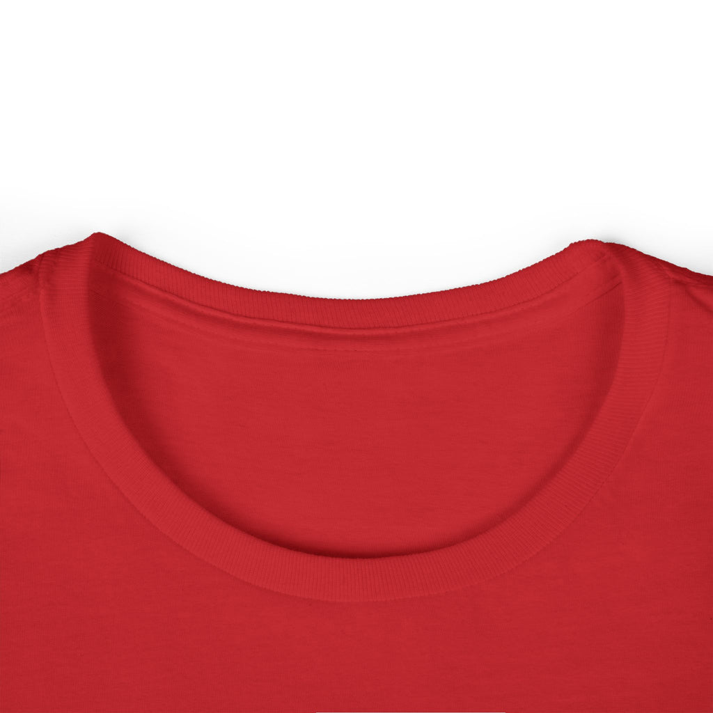Women's Tee — "I Was Not Born to Be Hidden, But Born to Be Seen" Red Lip Graphic