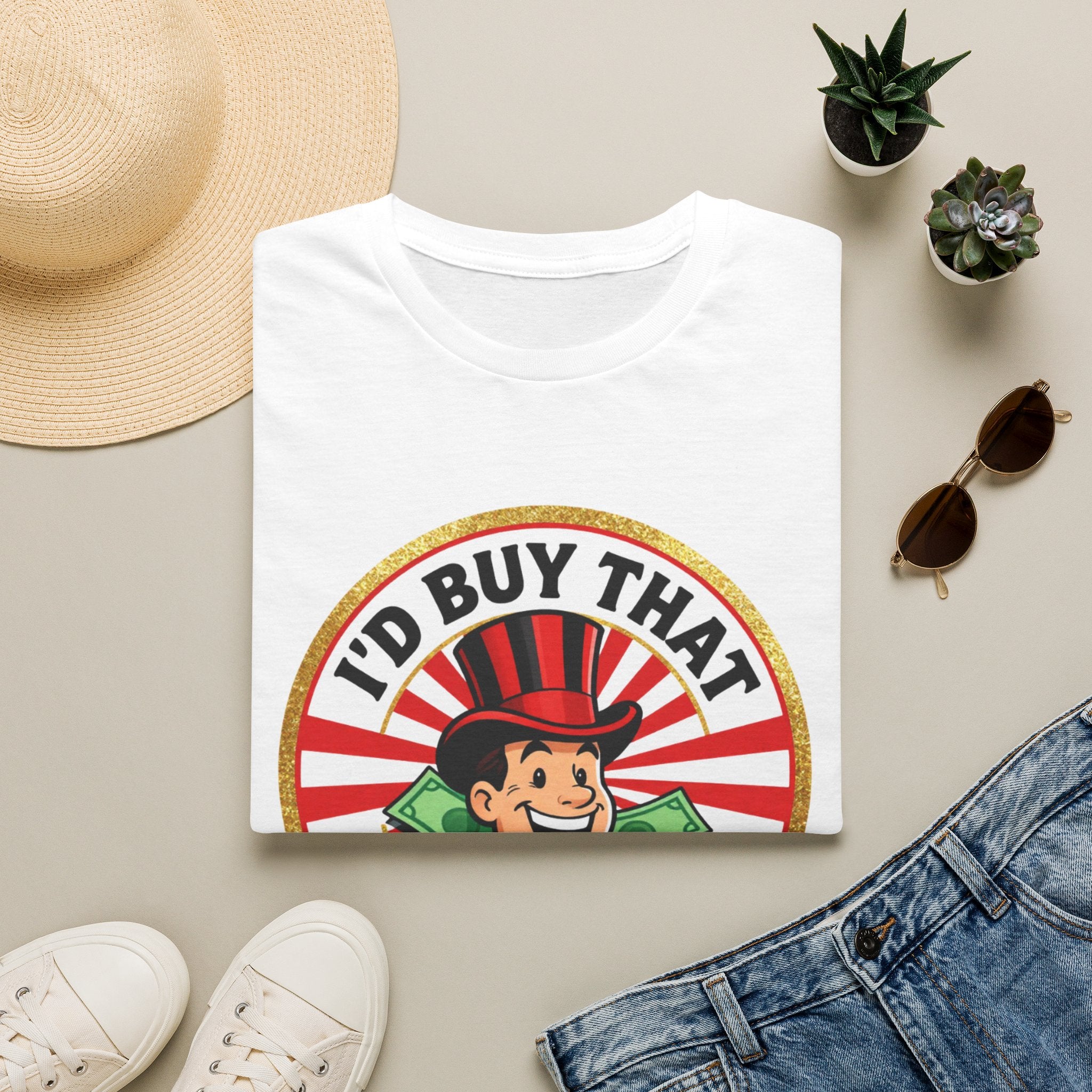 T-Shirt — "I'd Buy That for a Dollar" Vintage Retro Graphic Tee