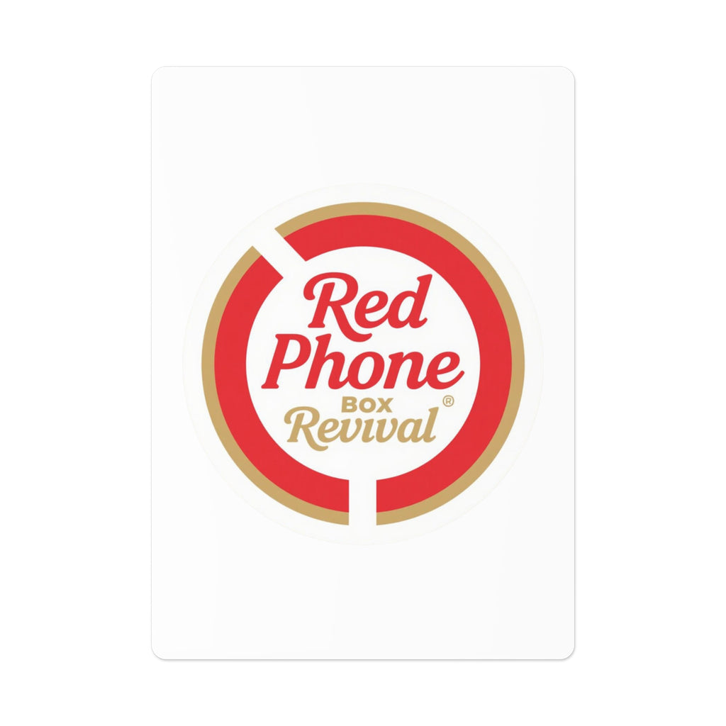 Red Phone Box Revival - Poker Cards