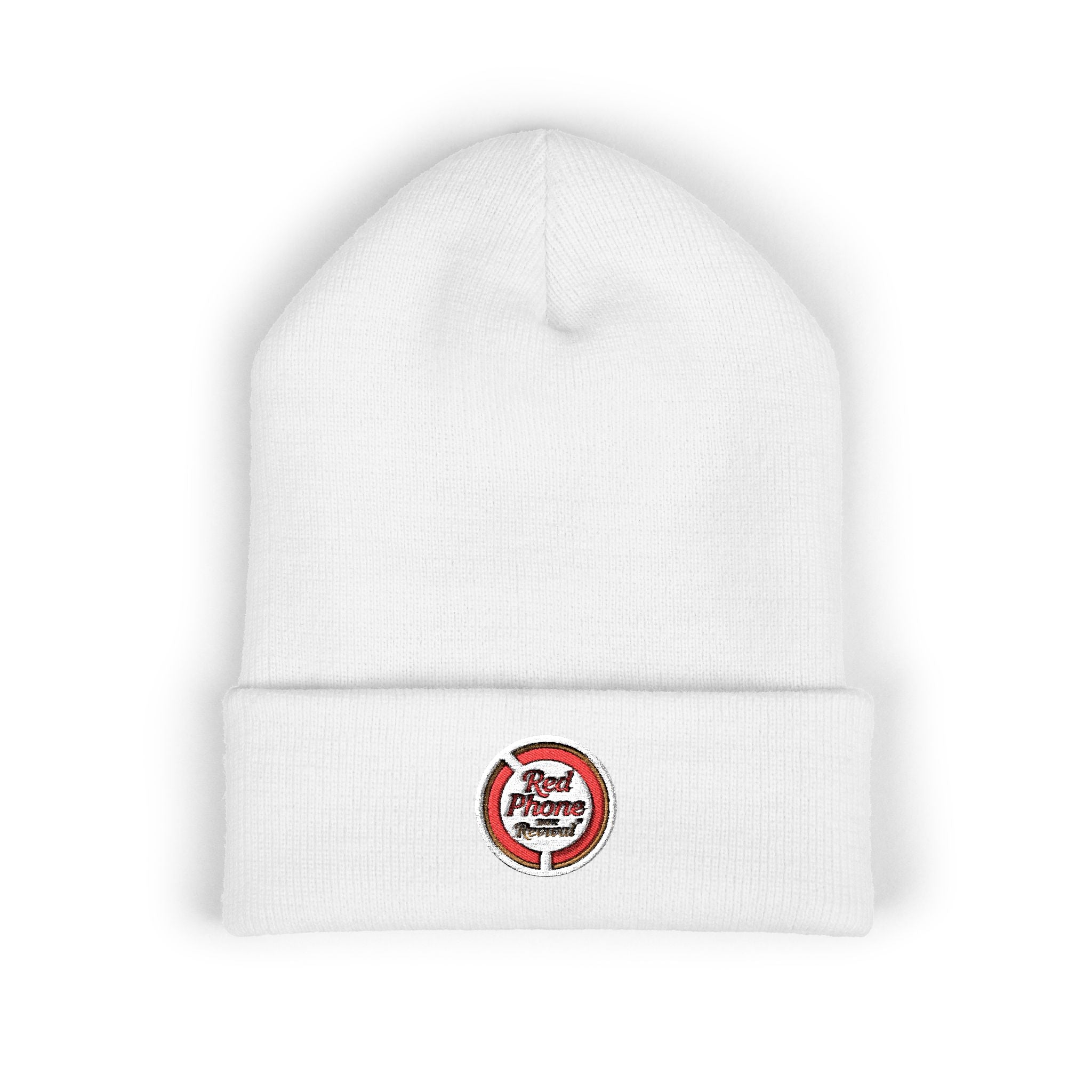 Embroidered Target Logo Cuffed Beanie — Classic Knit Winter Hat