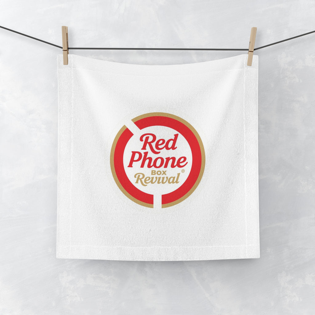Red Phone Revival Logo Face Towel