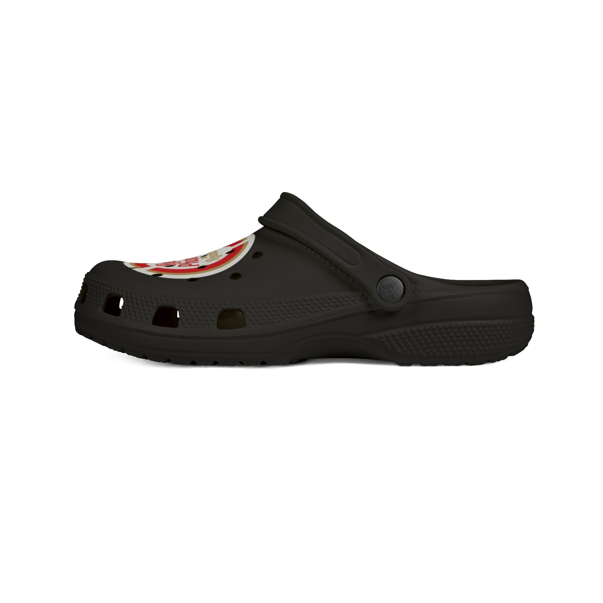 Red Phone Revival EVA Clogs — Comfortable Foam Slip-On Shoes with Retro Graphic