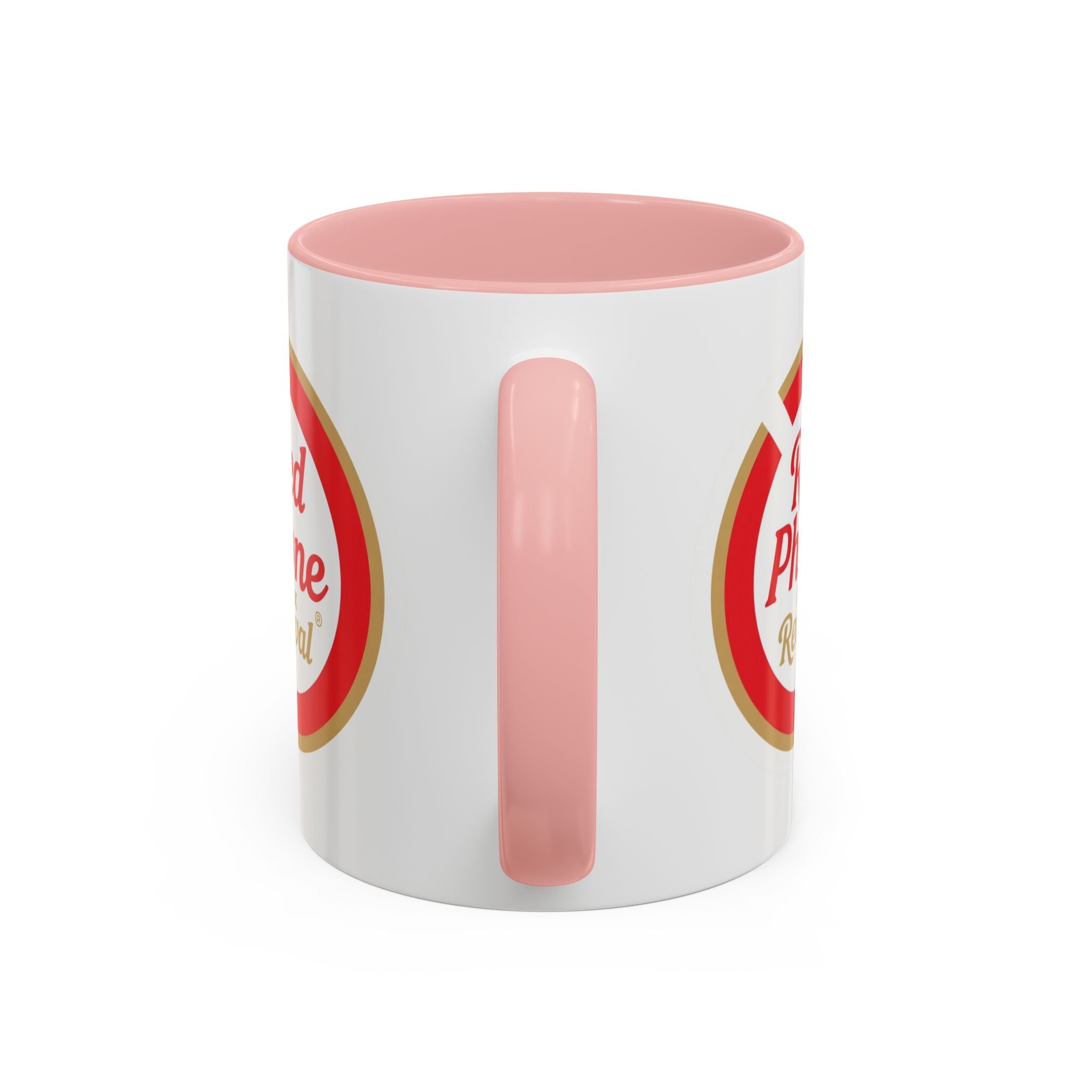 Red Phone Revival Accent Coffee Mug – Retro Logo 11/15oz