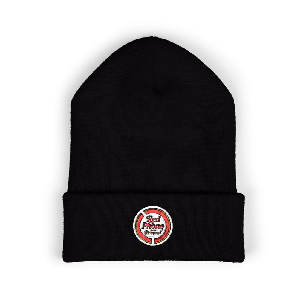 Embroidered Target Logo Cuffed Beanie — Classic Knit Winter Hat