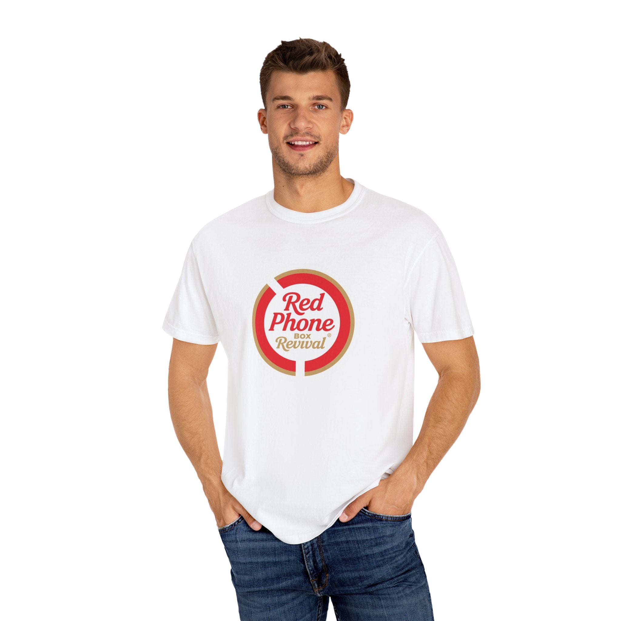 Red Phone Box Revival - Unisex garment-dyed T-shirt