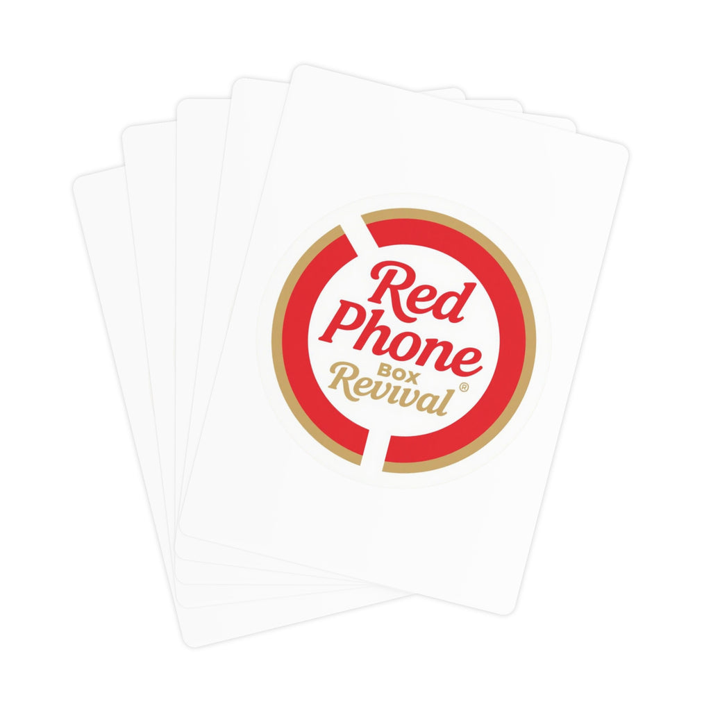 Red Phone Box Revival - Poker Cards