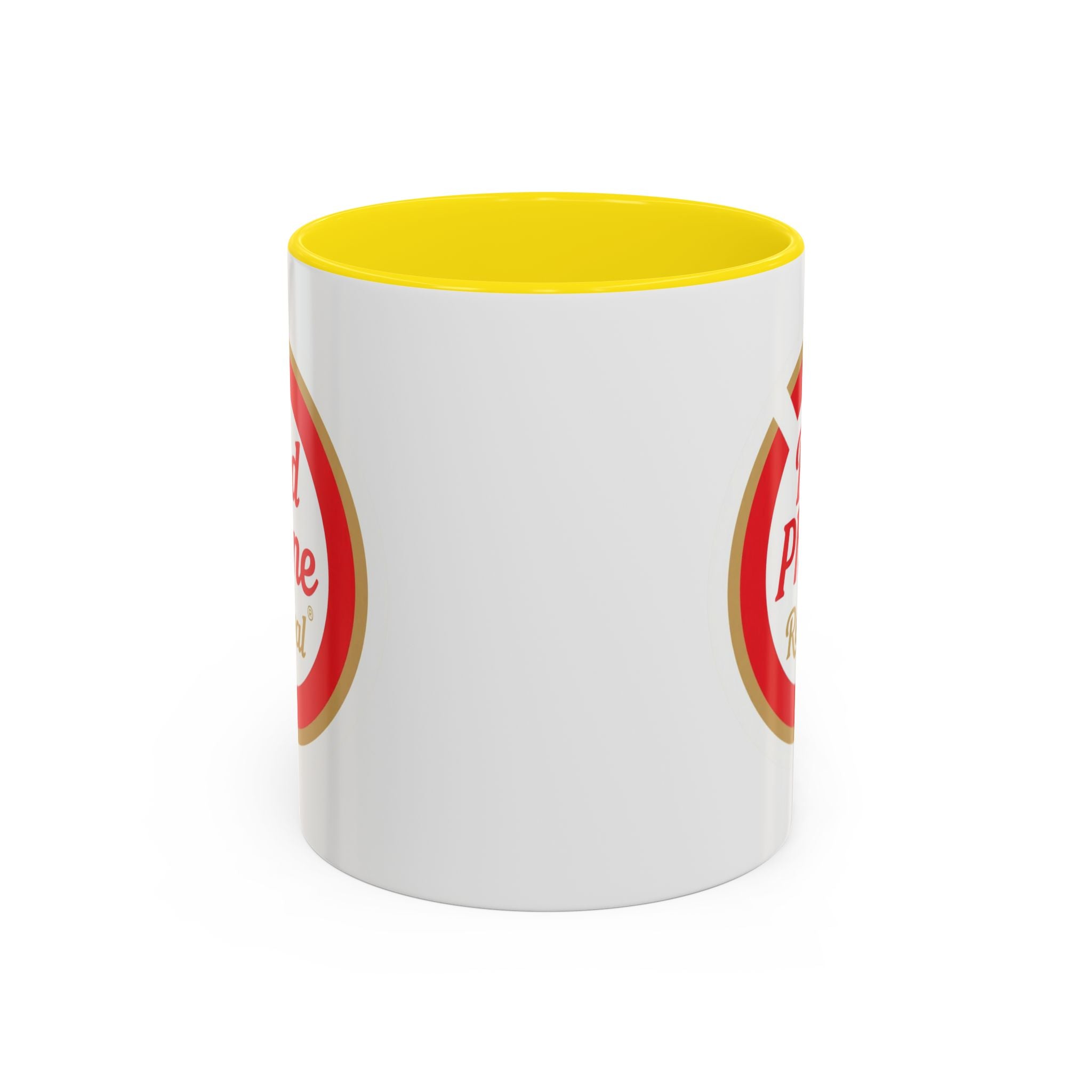 Red Phone Revival Accent Coffee Mug – Retro Logo 11/15oz