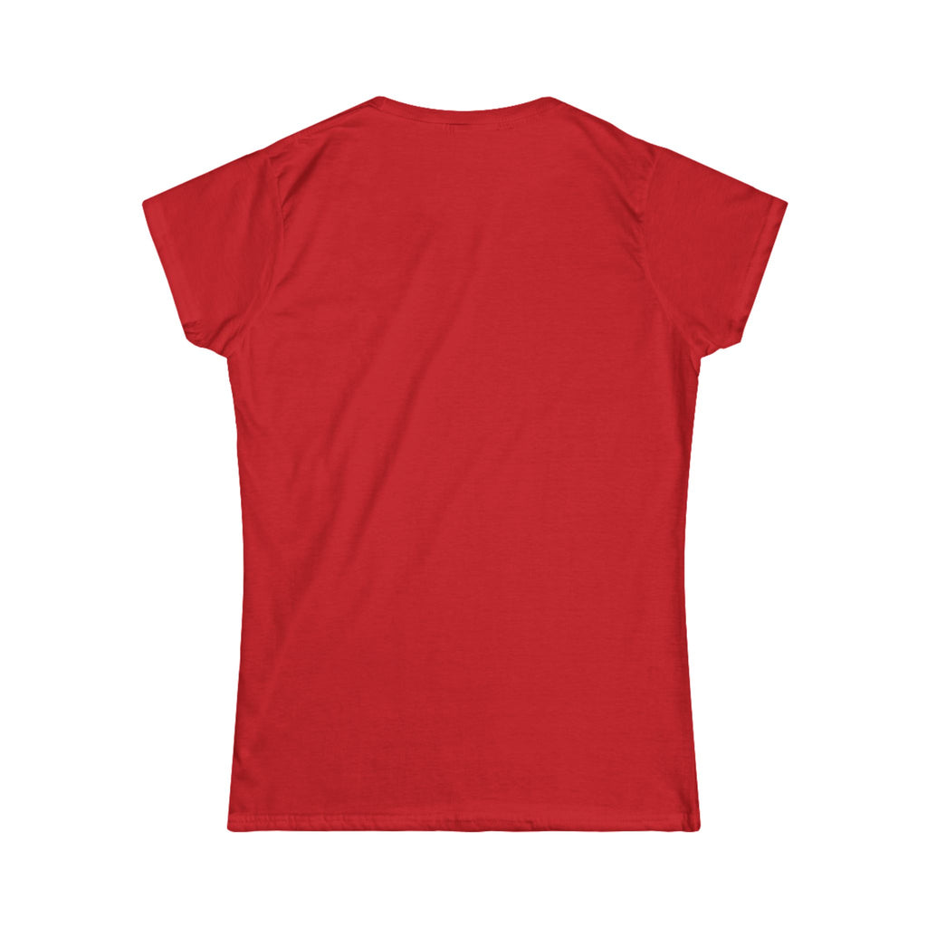 Women's Tee — "I Was Not Born to Be Hidden, But Born to Be Seen" Red Lip Graphic