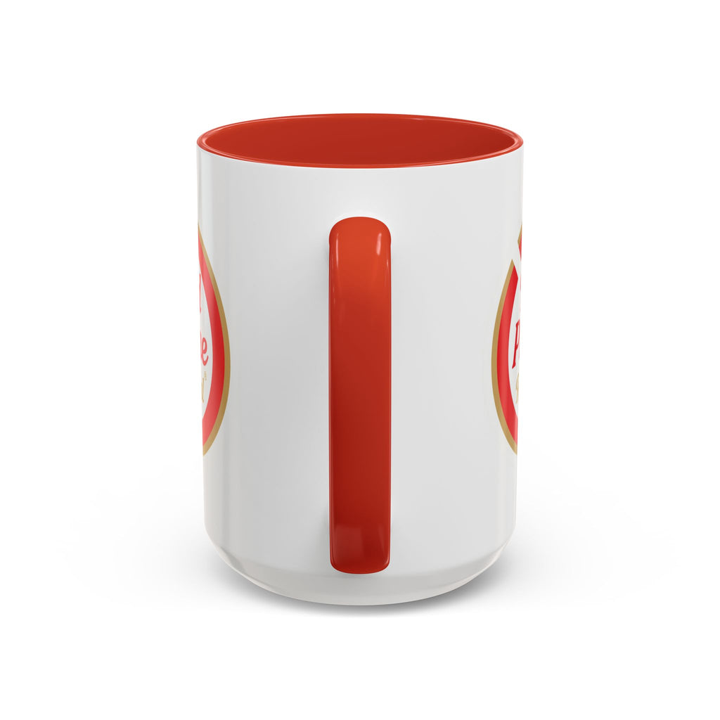Red Phone Revival Accent Coffee Mug – Retro Logo 11/15oz