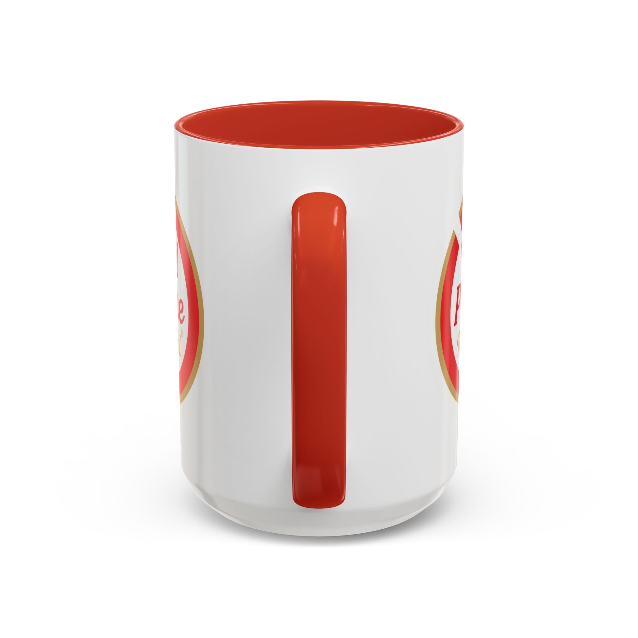 Red Phone Revival Accent Coffee Mug – Retro Logo 11/15oz