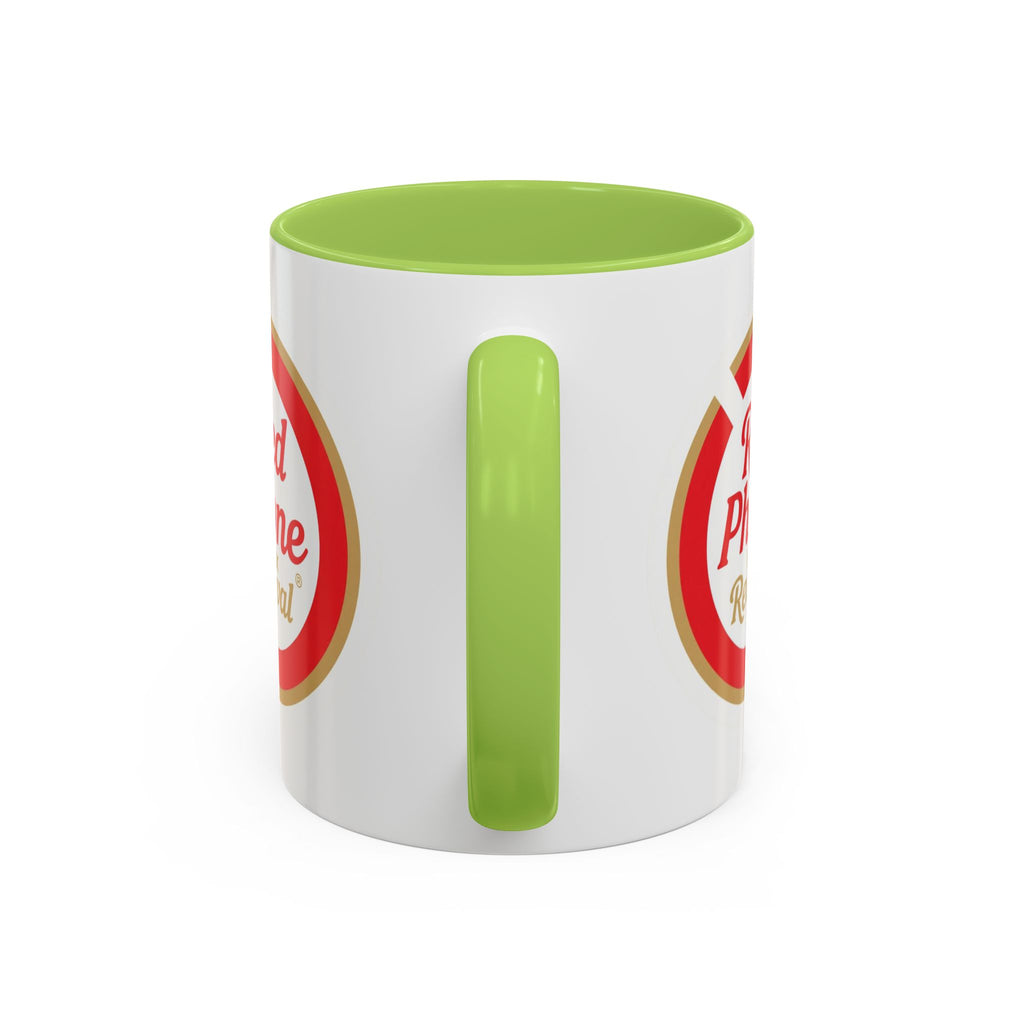 Red Phone Revival Accent Coffee Mug – Retro Logo 11/15oz