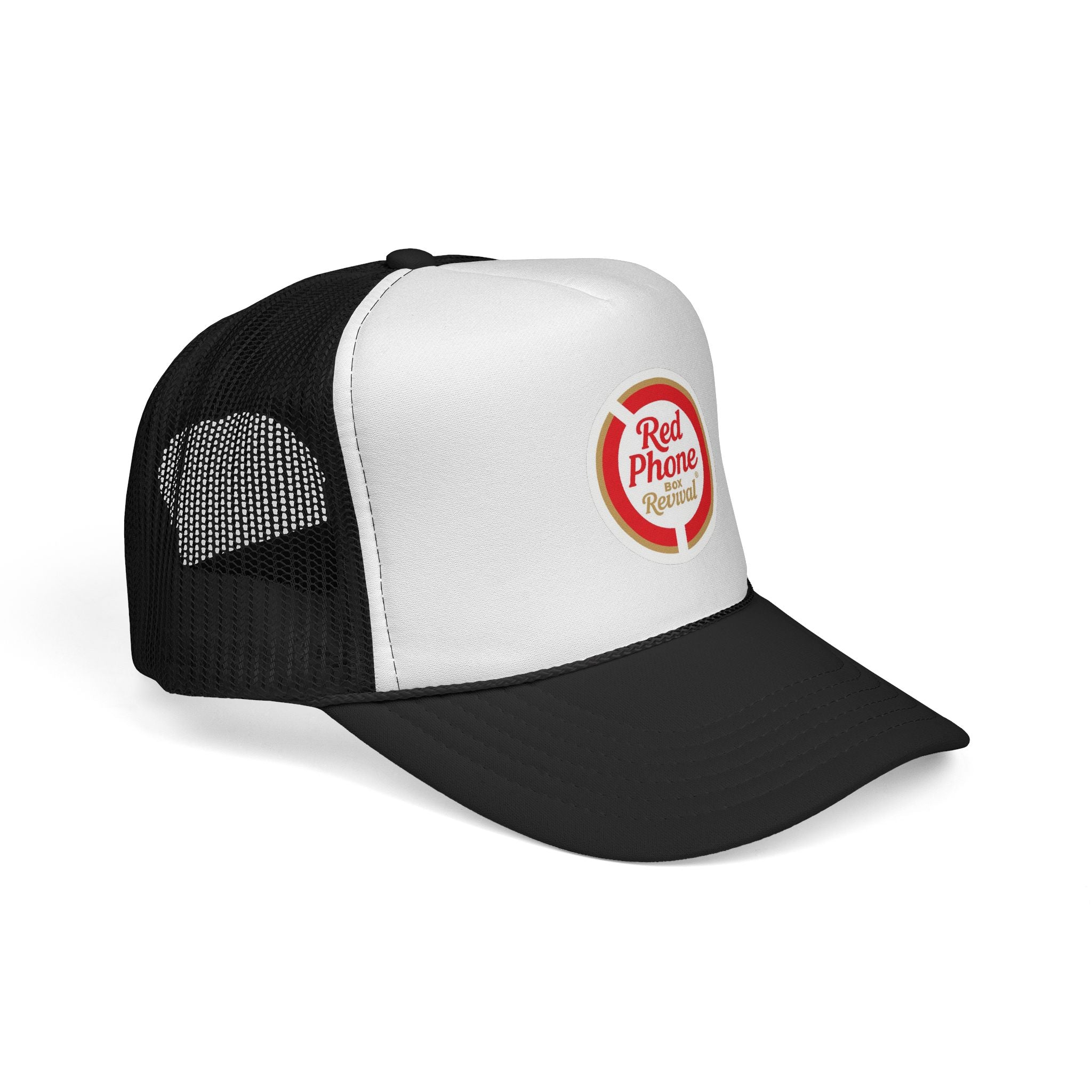 Retro Cap - Vintage Style Hat for Streetwear, Festivals, Outdoor Events, Gifts for Him or Her, Red Phone Revival Design