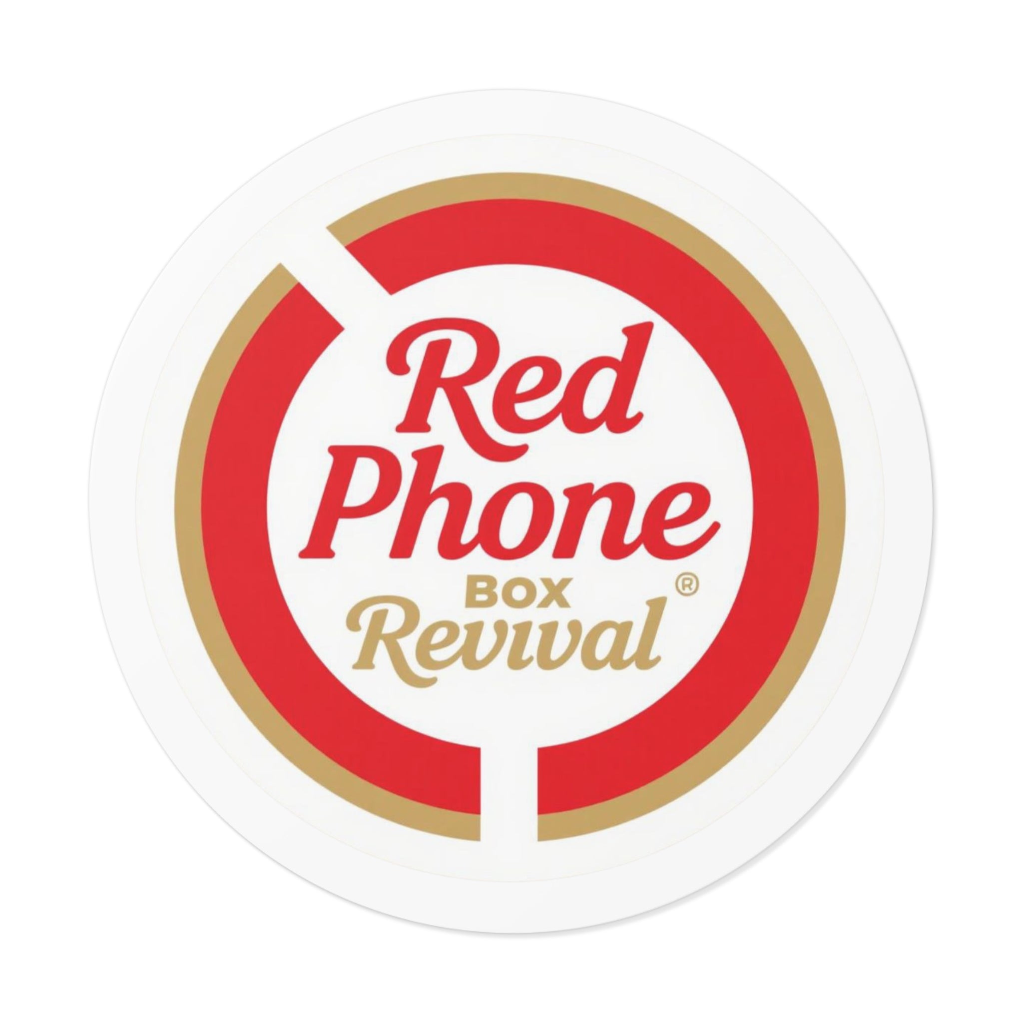 Vintage Phone Box Revival Stickers, Retro Round Vinyl Decals, Nostalgic Stickers for Laptops, Journals, Home Decor, Gift Ideas