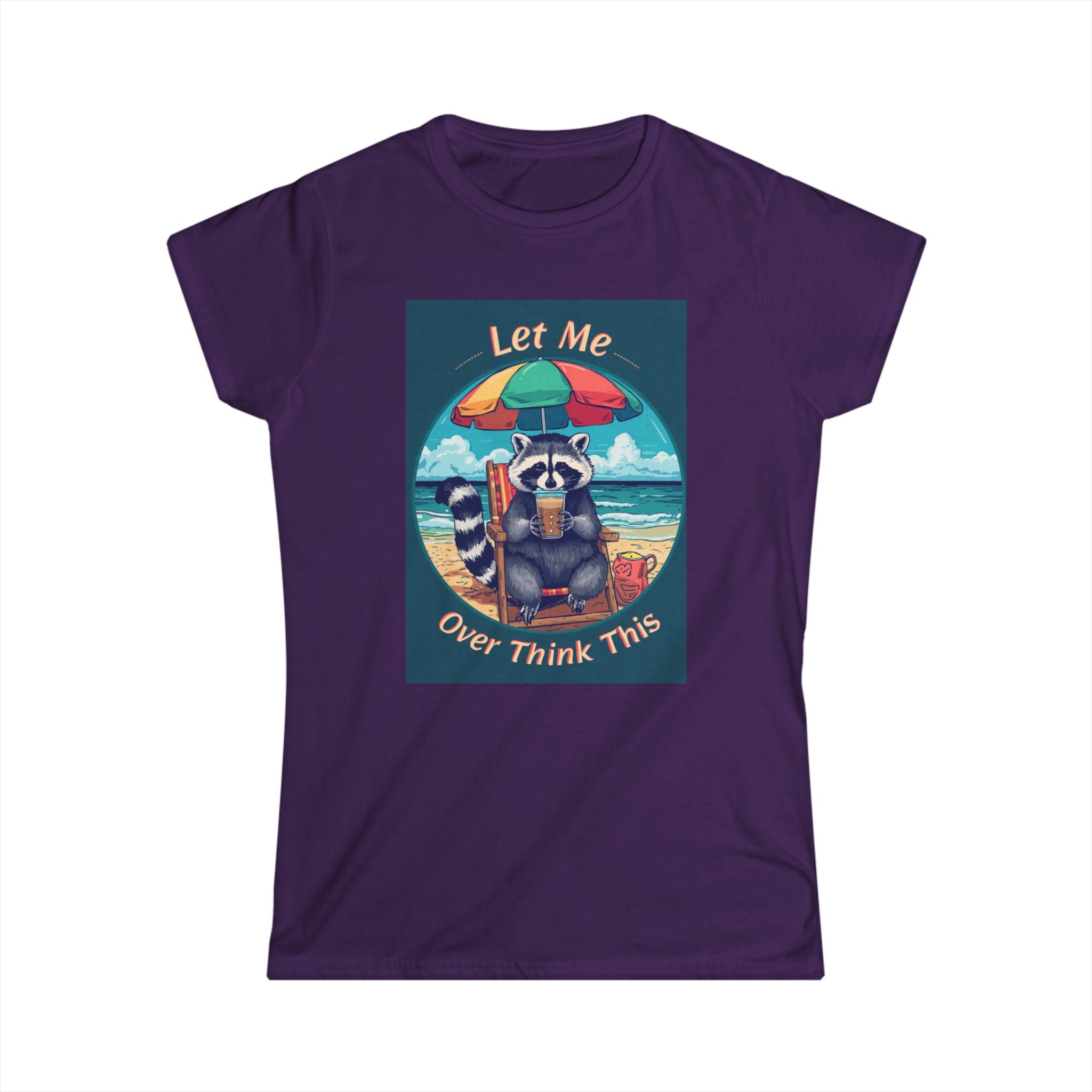 Let Me Overthink This Raccoon Beach Tee