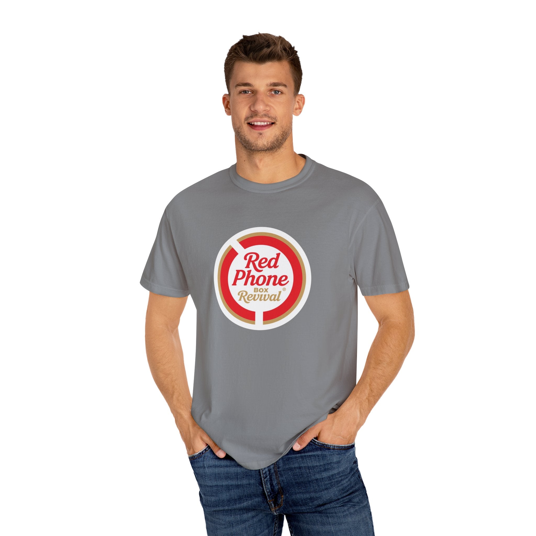 Red Phone Box Revival - Unisex garment-dyed T-shirt