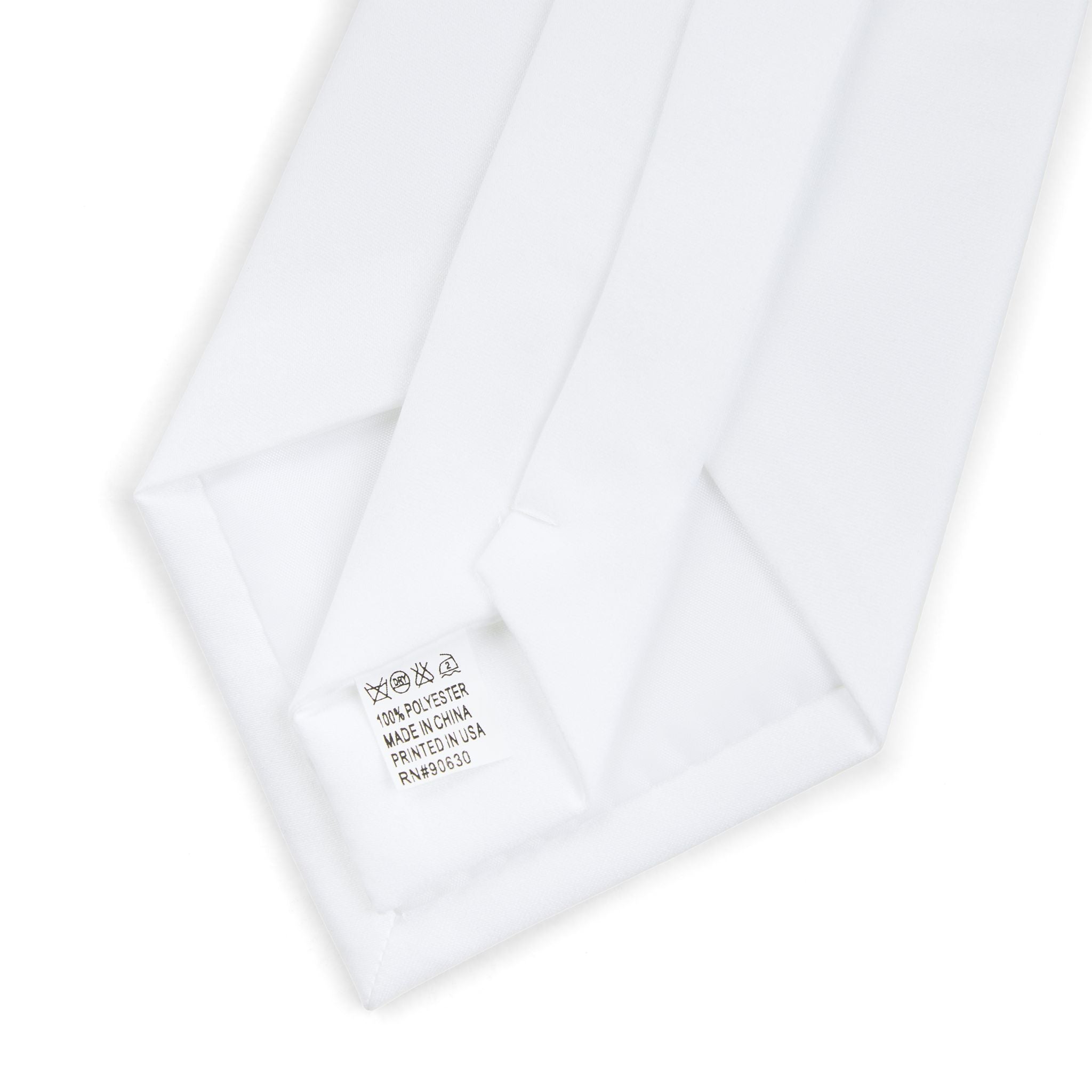 Red Phone Revival  - White Necktie with Retro Logo — Novelty Office Tie