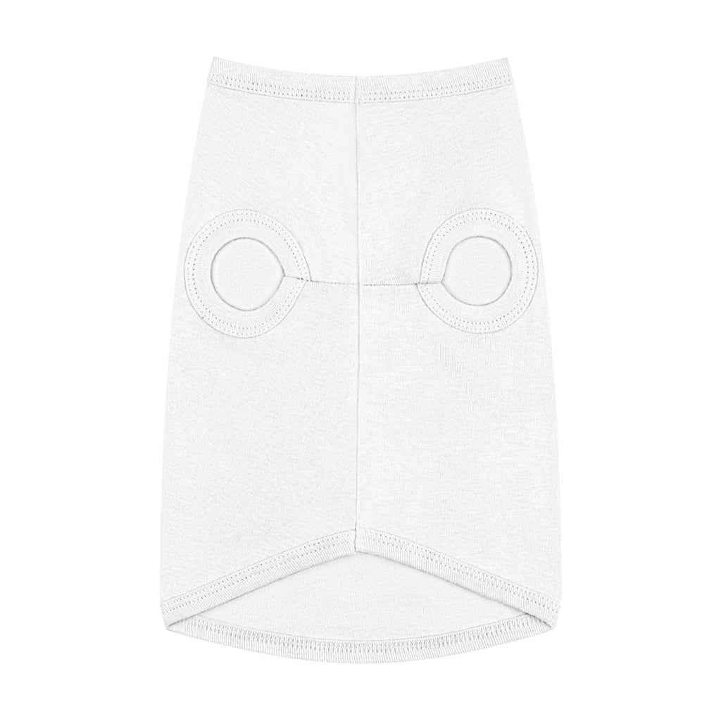 Pet Tank Top — "Red Phone Revival" Retro Logo Dog Shirt