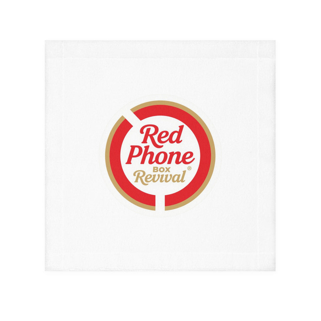 Red Phone Revival Logo Face Towel