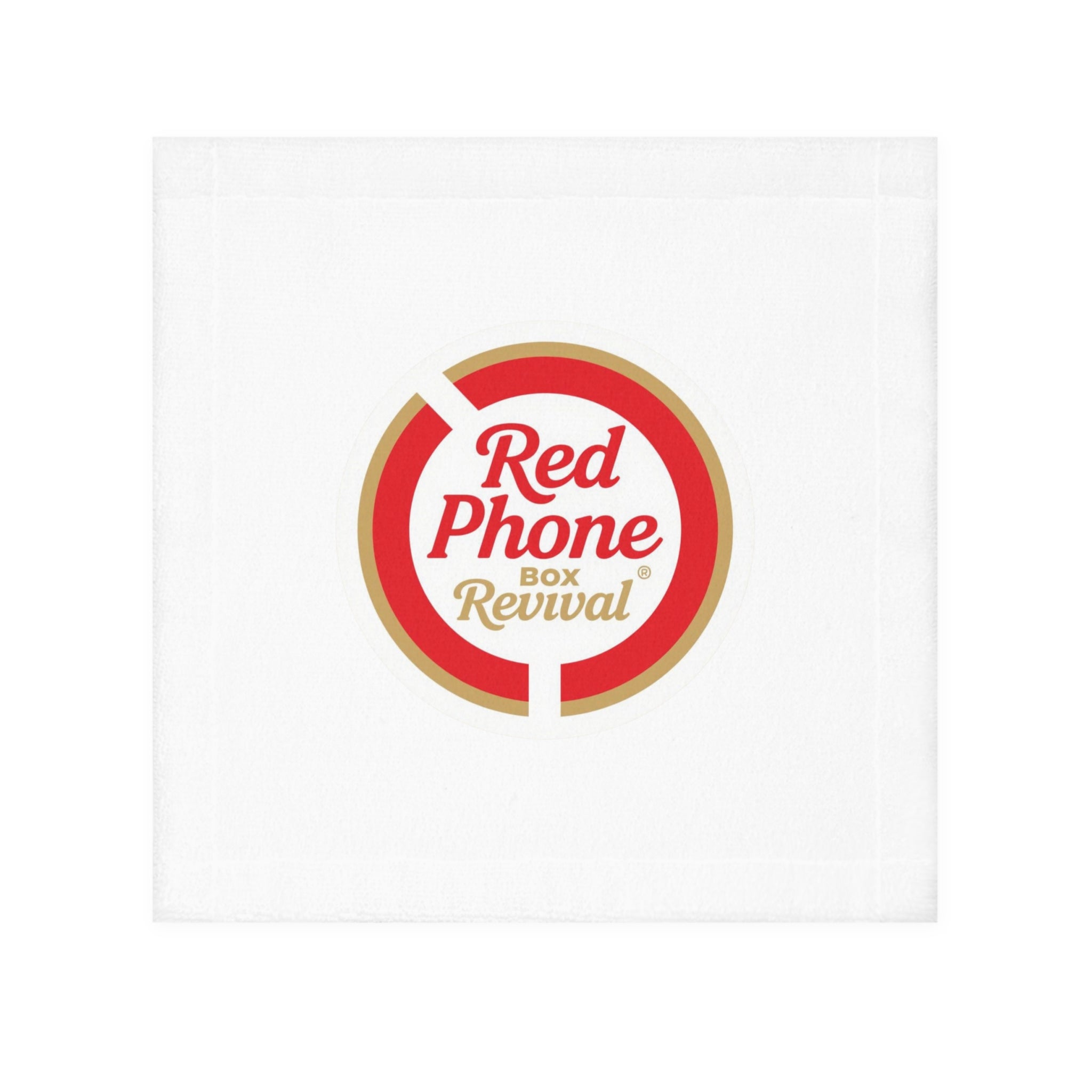 Red Phone Revival Logo Face Towel